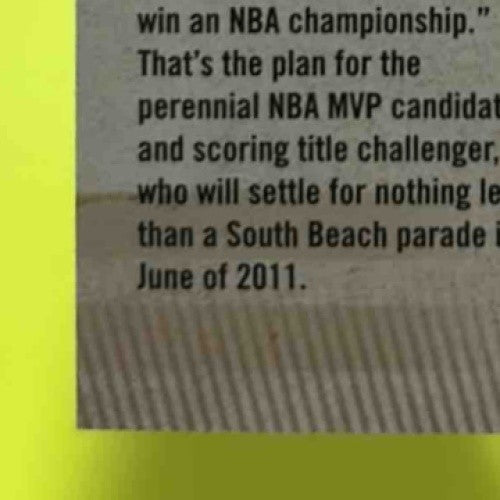 2010-11 Panini Playoff Contenders Patches LeBron James #93 Miami Heat