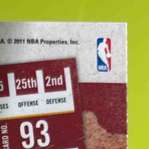 2010-11 Panini Playoff Contenders Patches LeBron James #93 Miami Heat