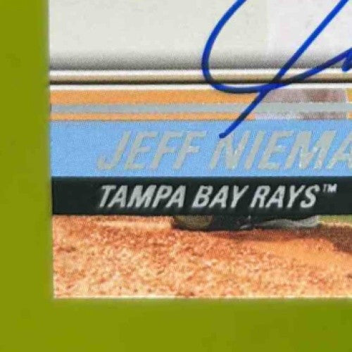 2008 Topps Stadium Club Jeff Niemann #159 Auto Tampa Bay Rays