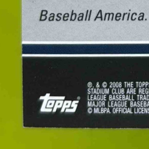 2008 Topps Stadium Club Matt Joyce #155 Auto RC Detroit Tigers