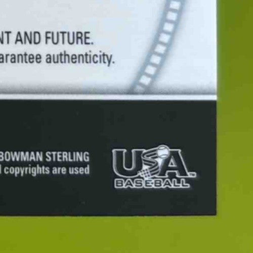 2011 Bowman Sterling Hoby Milner Andrew Mitchell Dual Auto Gold Refractor/50 USA