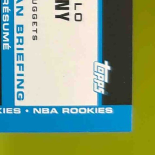 2003-04 Bowman Rookies & Stars Carmelo Anthony #140 RC Denver Nuggets Rookie HOF