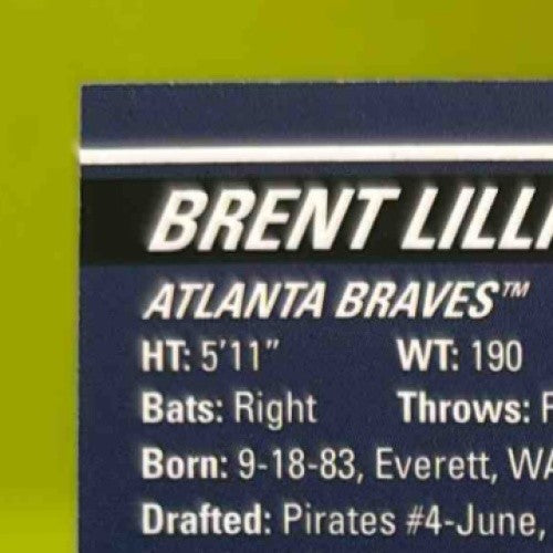 2008 Topps Stadium Club Brent Lillibridge #157 Auto RC Atlanta Braves