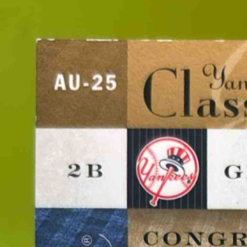 2004 Upper Deck UD Yankees Classics Gil McDougald Classic Scripts Auto New York