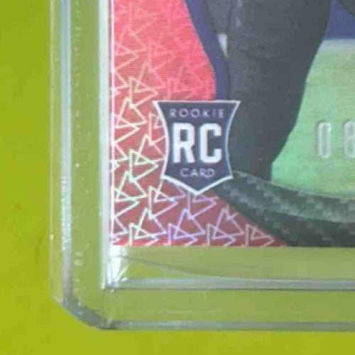 2021 Panini Certified Rashod Bateman Mirror Red 8/75 #210 Auto RC Fabric Ravens