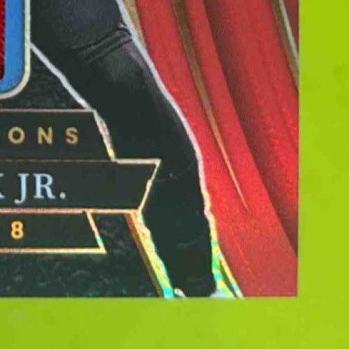 2024 Select Michael Penix Jr. Draft Selections Memorabilia Red Prizm RC Falcons