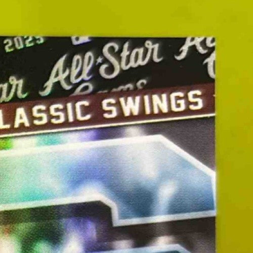 2025 Topps All-Star Game Mega Box Rafael Palmeiro Classic Swings Auto Black /10