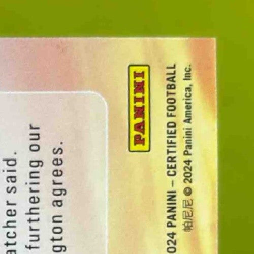 2024 Certified Jayden Daniels Franchise Foundations Bronze Mirror 22/299 #6 RC