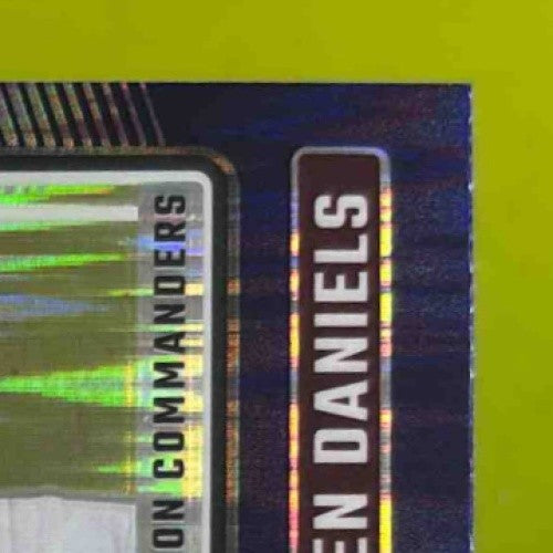 2024 Donruss Optic Jayden Daniels RC Purple Shock #248 Rated Rookie Commanders