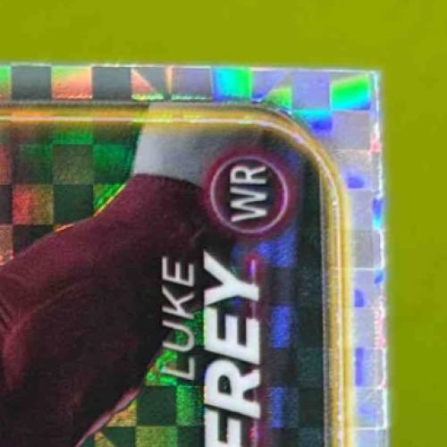2024 Topps Chrome Luke McCaffrey X-Fractor #244 RC Washington Commanders