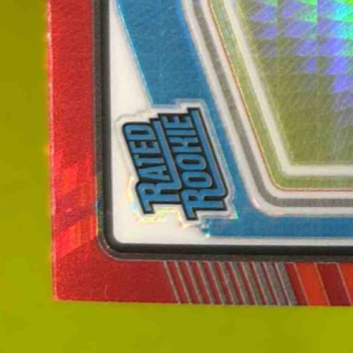 2024 Donruss Optic Jermaine Burton Red Hyper 251 Rated Rookie Cincinnati Bengals