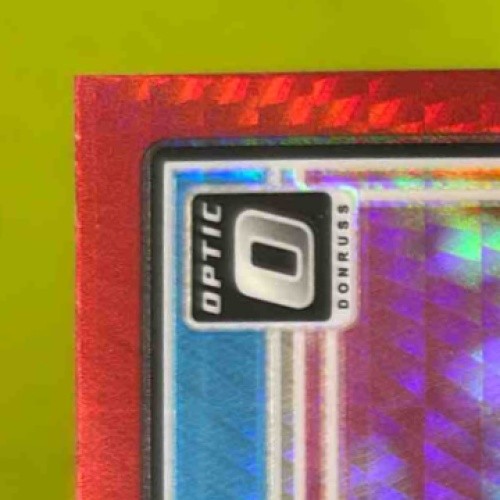 2024 Donruss Optic Malik Washington Red Hyper #272 Rated Rookie Miami Dolphins