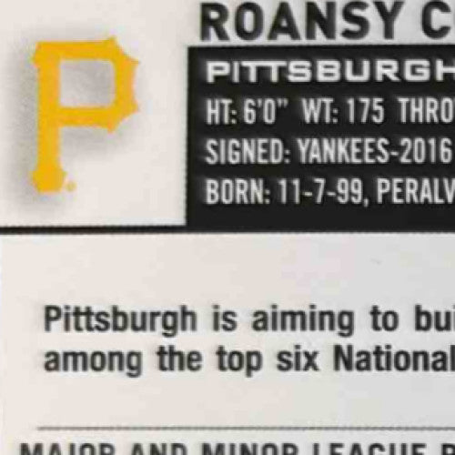 2023 Topps Roansy Contreras Gold 1053/2023 #559 Pittsburgh Pirates