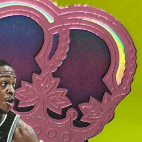 2022-23 Crown Royale De Aaron Fox Auto Pink 32/49 #CA-DAF Sacramento Kings