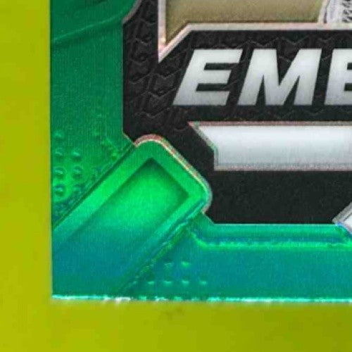2024 Panini Prizm Malik Nabers Emergent Green #6 RC New York Giants