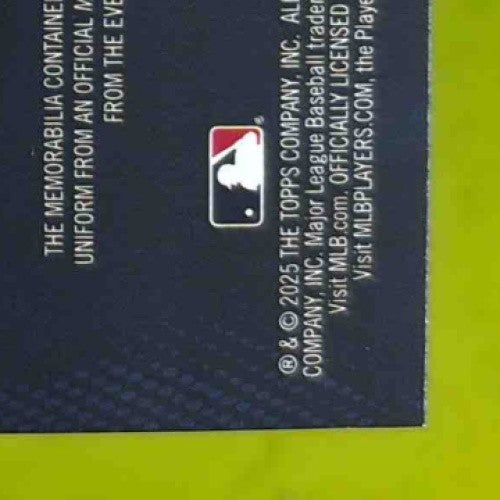 2025 Topps Vladimir Guerrero Jr. Major League Material Relics Toronto Blue Jays