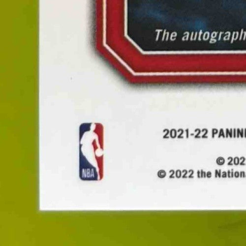 2021-22 Chronicles Jalen Green Airborne Signatures 21/49 Auto RC Houston Rockets