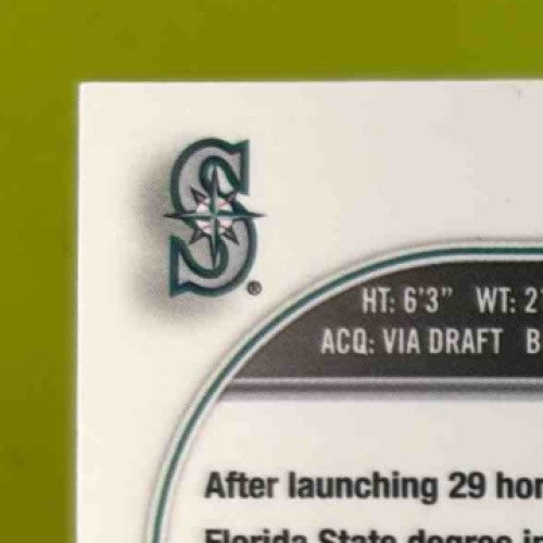 2022 Topps Chrome Cal Raleigh Blue Refractor 129/150 #149 RC Seattle Mariners