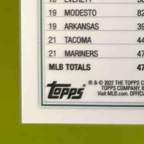2022 Topps Chrome Cal Raleigh Blue Refractor 129/150 #149 RC Seattle Mariners