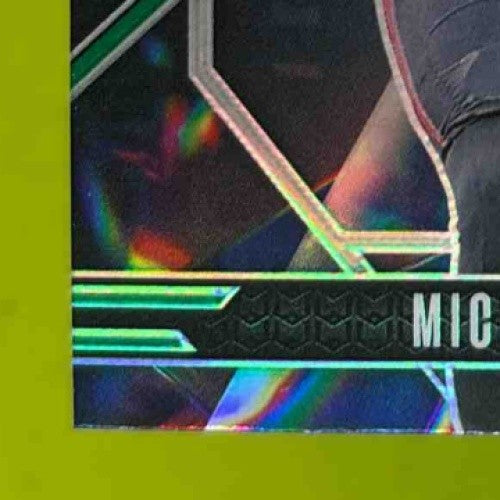 2024 Panini Prizm Michael Penix Jr. Prizmatic Green #10 RC Atlanta Falcons