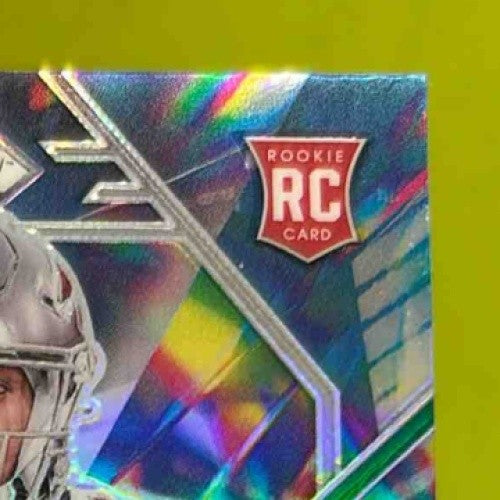2024 Panini Prizm Michael Penix Jr. Prizmatic Green #10 RC Atlanta Falcons