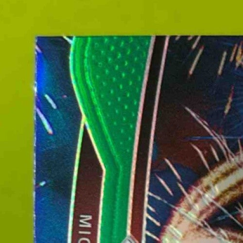 2024 Panini Prizm Michael Penix Jr. Fireworks Green #16 RC Atlanta Falcons