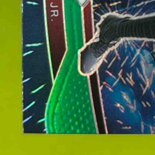 2024 Panini Prizm Michael Penix Jr. Fireworks Green #16 RC Atlanta Falcons