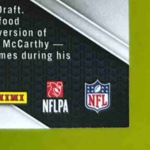 2024 Panini Prizm J.J. McCarthy Green #400 RC Minnesota Vikings
