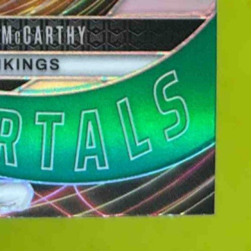 2024 Panini Prizm J.J. McCarthy Portals Green #7 RC