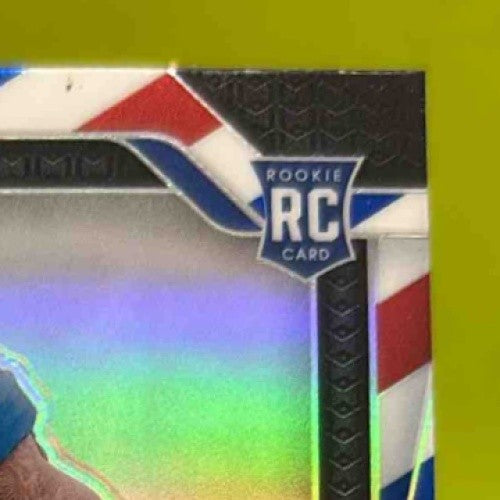 2024 Panini Prizm Malik Nabers Red White and Blue #370 RC New York Giants