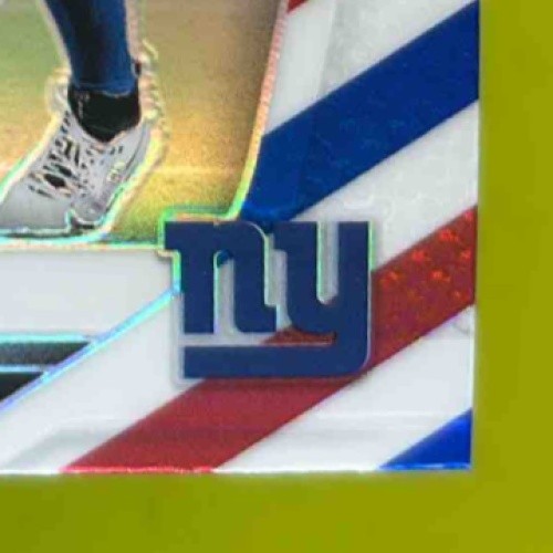 2024 Panini Prizm Malik Nabers Red White and Blue #370 RC New York Giants