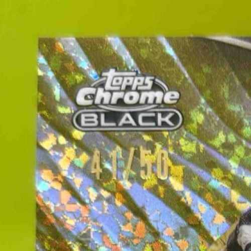 2024 Topps Chrome Black Jordan Lawlar Gold Mini Diamond Refractor 40/50 #3 RC