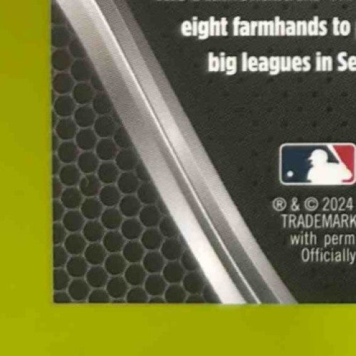 2024 Topps Chrome Black Jordan Lawlar Gold Mini Diamond Refractor 40/50 #3 RC