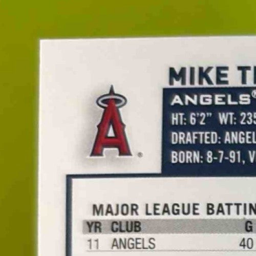 2023 Topps Mike Trout Orange Foil 120/299 #27 Los Angeles Angels