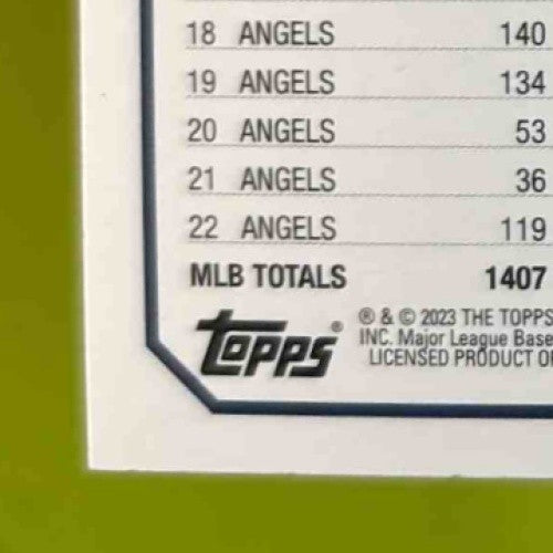 2023 Topps Mike Trout Orange Foil 120/299 #27 Los Angeles Angels
