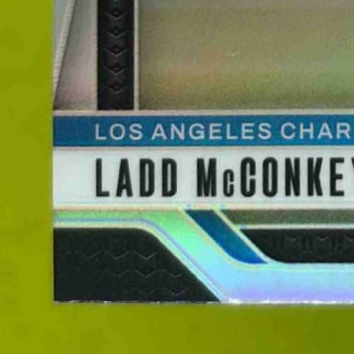 2024 Panini Prizm Ladd McConkey Silver HOLO #365 RC Los Angeles Chargers
