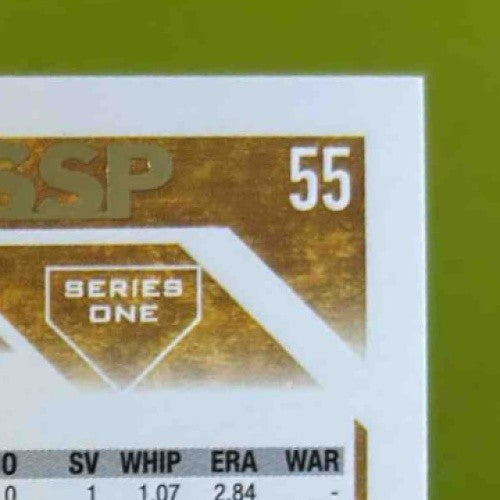 2023 Topps Cristian Javier Image Variation Golden Mirror SSP #55 Houston Astros