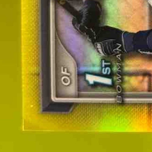 2024 Bowman Chrome Francisco Vilorio Auto Yellow fractor/75 1st Prospect Yankees