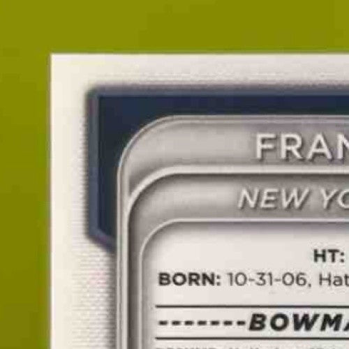 2024 Bowman Chrome Francisco Vilorio Auto Yellow fractor/75 1st Prospect Yankees