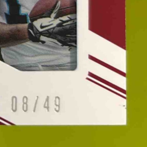 2015 Panini Clear Vision Kelvin Benjamin History Dual Jersey Prime /49 #CH-KB