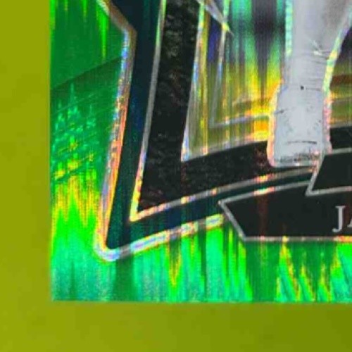 2024 Select Jalen Carter Concourse Neon Green Prizm Shock 521/599 #65 Eagles