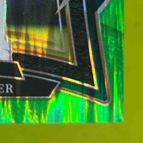 2024 Select Jalen Carter Concourse Neon Green Prizm Shock 521/599 #65 Eagles