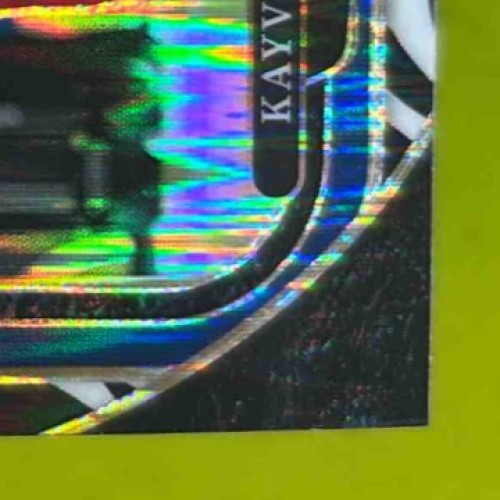 2024 Panini Select Kayvon Thibodeaux Premier Zebra Prizm #175 New York Giants