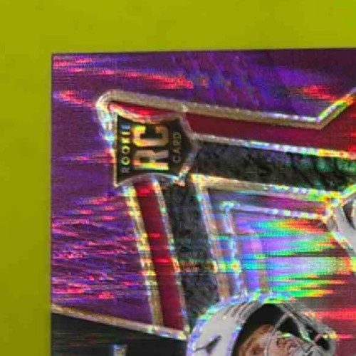 2024 Select Tip Reiman Concourse Purple Prizm Shock /360 50 RC Arizona Cardinals