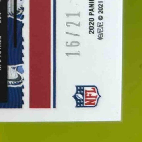2020 Panini Contenders Optic Daniel Jones Purple Pulsar /21 #43 New York Giants