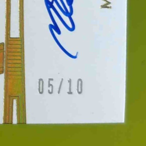2024 Panini Flawless Mike Boeve Draft Patch Auto Gold 5/10 Milwaukee Brewers