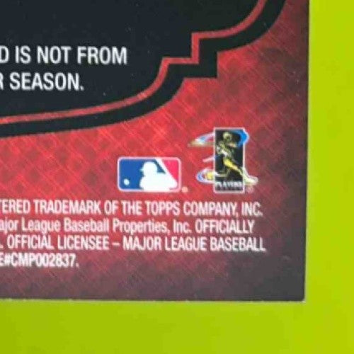 2013 Topps Mike Trout Chasing History Relics #CHR-MIT MEM Los Angeles Angels