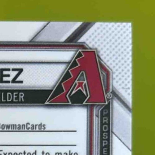 2021 Bowman Chrome Franyel Baez Auto #CPA-FB 1st Prospect Arizona Diamondbacks