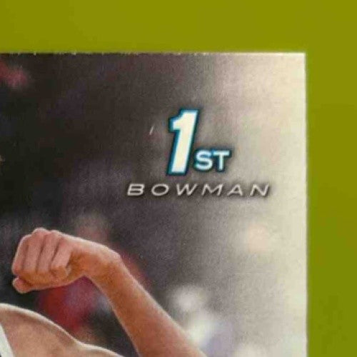 2021-22 Bowman University Chet Holmgren #38 Gonzaga Bulldogs