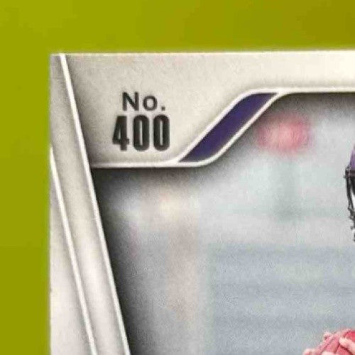 2024 Panini Prizm J.J. McCarthy Lazer #400 RC Minnesota Vikings
